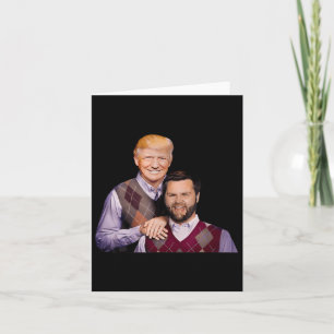 Carte Trump Vance 2024 Frères Parodie Drôle Trump J D V