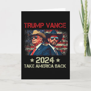Carte Trump Vance 2025 Donald Trump J.d. Vance Reprenez