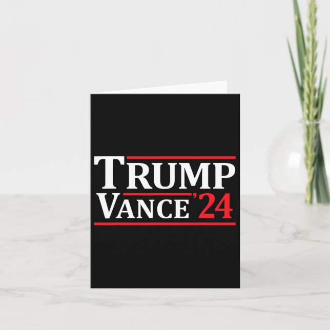 Carte Trump Vance 24 Trump 2024 (Devant)