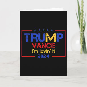 Carte Trump Vance J'adore Ça 2025 Citation Drôle Dicton