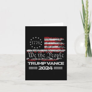Carte Trump Vance We The People 47th President Trump Won