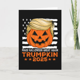 Carte Trumpkin 2025 États-Unis Rendez Halloween de nouve