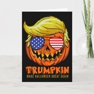 Carte Trumpkin 2025 États-Unis Rendre Halloween de nouve