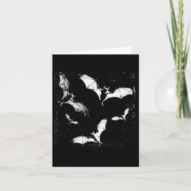 Carte Ts Vampire Horreur Éffrayant Art Halloween Goth Al (Devant)