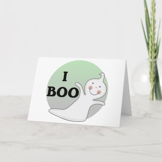 Carte Tshirts et cadeaux Ghoost Boo (Devant)