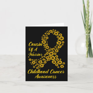 Carte Tu Chilhood Cancer Awareness Mois Costume Cousin