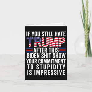 Carte Tu Détestes Trump Après Ce Biden Show Vote Tr