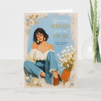Carte Tu es beau/belle juste comme tu es