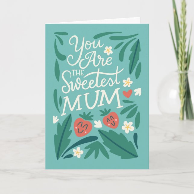 Carte Tu es la maman la plus gentille (Devant)