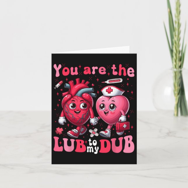 Carte Tu es le lubrifiant à mon Dub Cvicu Infirmière Val (Devant)