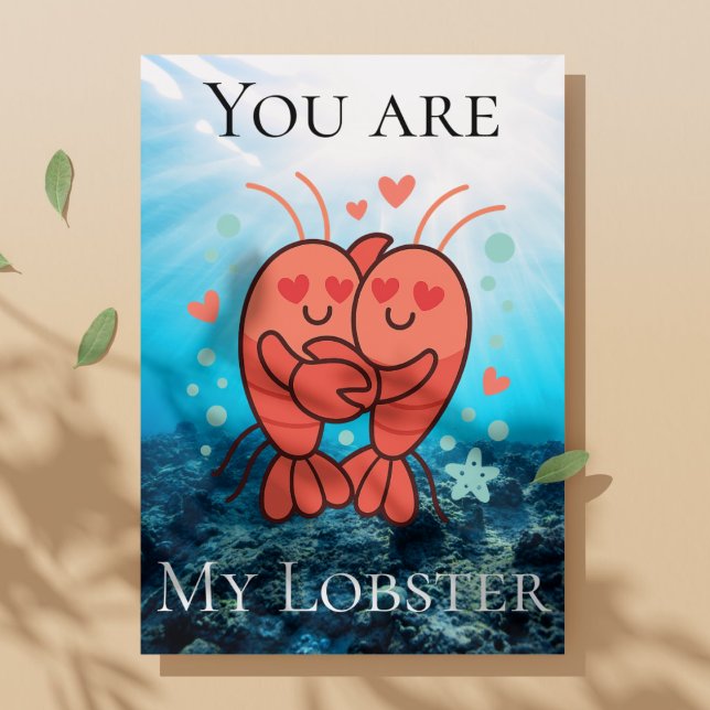 Carte Tu es mon homard  (Créateur téléchargé)