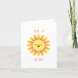 Carte "Tu es mon soleil"