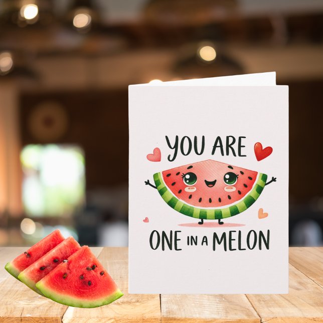 Carte Tu es un sur un melon - Joli melon d'eau (Créateur téléchargé)