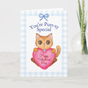Carte Tu es une Chatte de la Saint-Valentin vraiment Spé