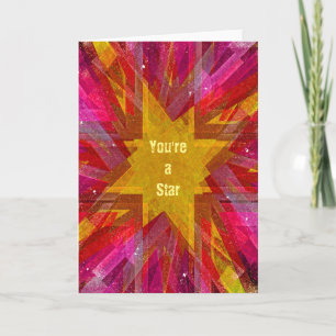 Carte Tu es une star