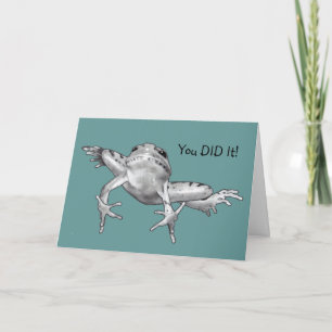 Carte Tu l'as fait ! Grenouille : Graduation