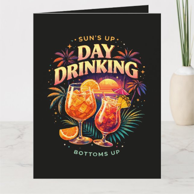 Carte Tu m'as eu dès la boisson de jour (Devant)