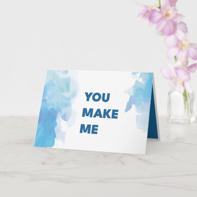 Carte Tu me fais me sentir en sécurité (Orchidée)