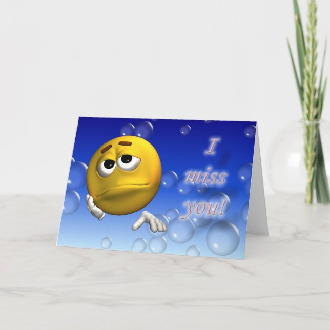 Carte Tu me manque (Devant)