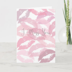 Carte Tu me manque baisers