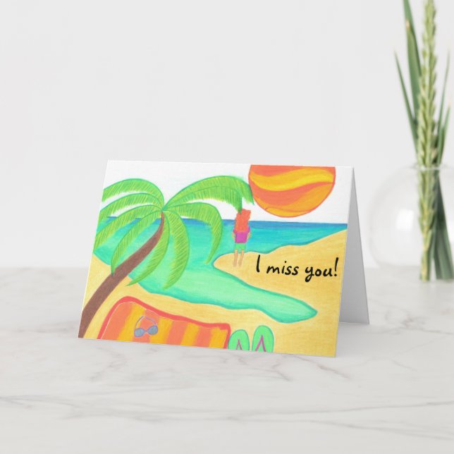 Carte Tu me manques ! (Devant)