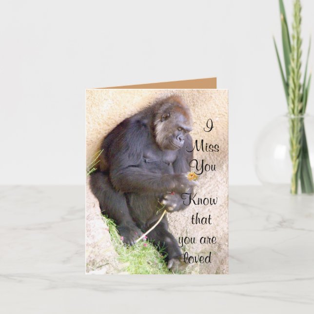 Carte Tu me manques. (Devant)