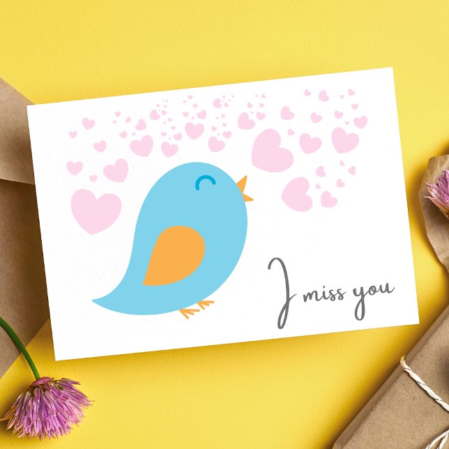 Carte Tu Me Manques De Penser À Toi. (Créateur téléchargé)