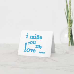 Carte Tu Me Manques Mon Amour