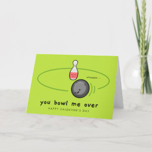 Carte Tu me renverses Joyeuse Saint-Valentin   Amour