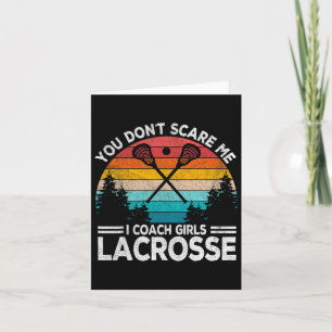 Carte Tu ne me fais pas peur J'Entraîne Filles Lacrosse