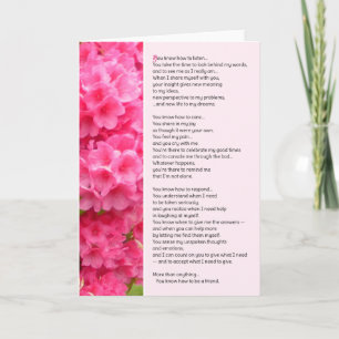 Carte Tu Sais Comment Écouter... L'Amitié