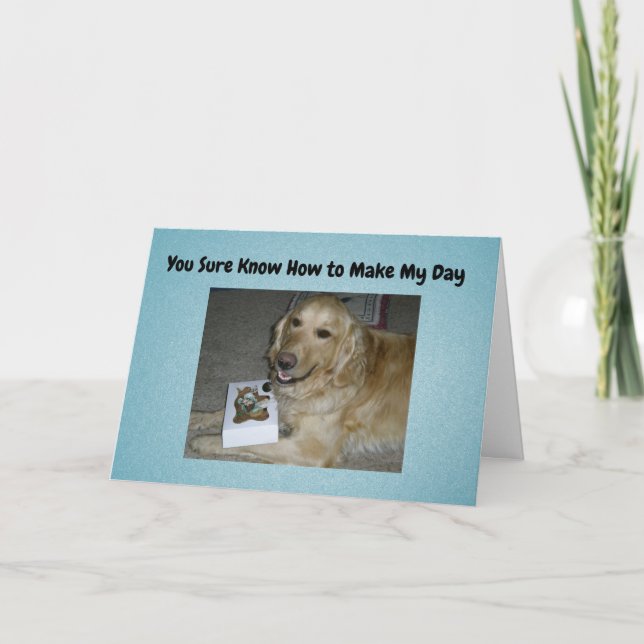 Carte Tu sais comment faire mon Merci de jour (Devant)
