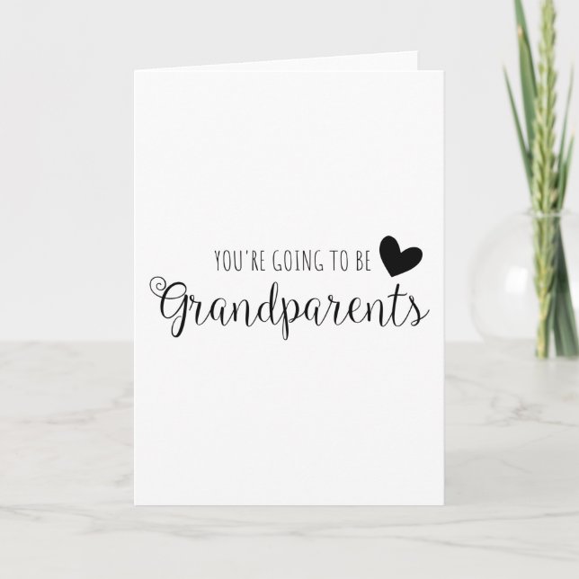 Carte Tu vas devenir grand-parents (Devant)