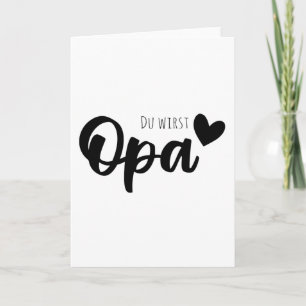 Carte Tu vas devenir un grand-père