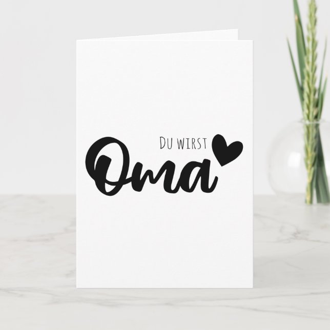 Carte Tu vas être grand-mère (Devant)