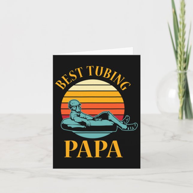 Carte Tubing Papa River Tube Bateau Eau de neige Lac Tub (Devant)