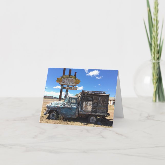 Carte tucumcari truck notecard (blank inside) (Devant)
