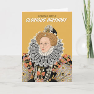 Carte Tudor Reine Elizabeth I Anniversaire glorieux