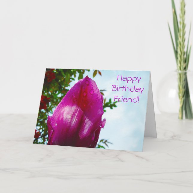 Carte Tulip-Drops, Joyeux anniversaire (Devant)