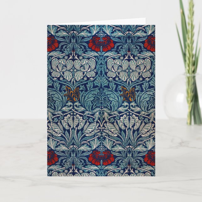 Carte Tulip et Rose, William Morris (Devant)