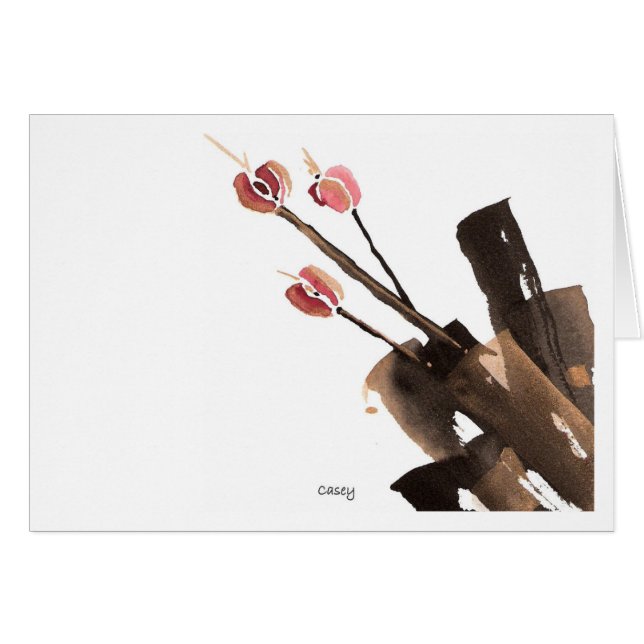 Carte Tulip Trois (Devant horizontal)