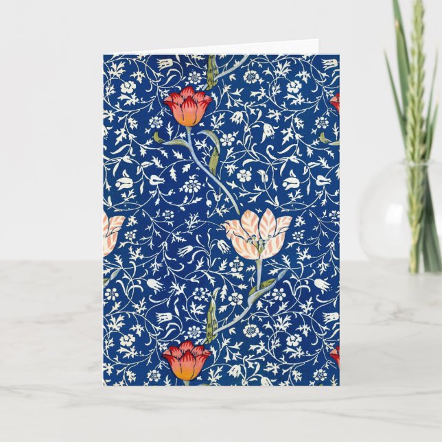 Carte Tulipe, William Morris (Devant)