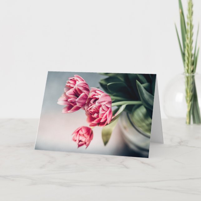 Carte Tulipes dans un vase (Devant)