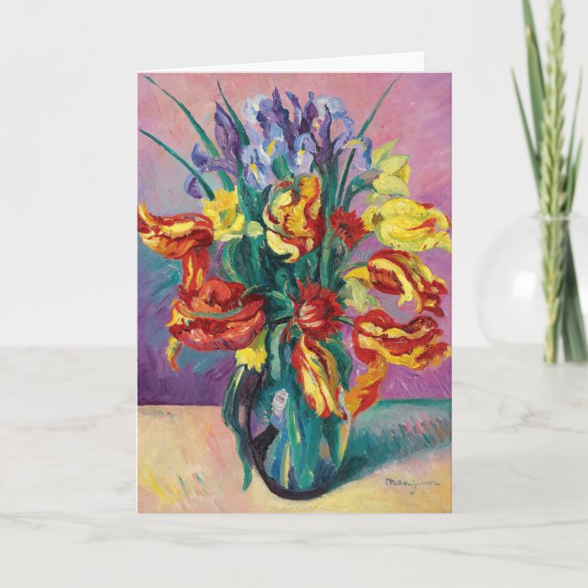 Carte Tulipes de perroquets | Henri Manguin (Devant)