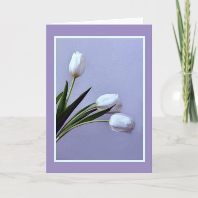 Carte Tulipes de printemps (Devant)