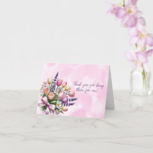 Carte Tulipes de printemps Merci d'être là