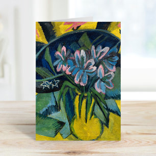 Carte Tulipes sans fil   Ernst Ludwig Kirchner