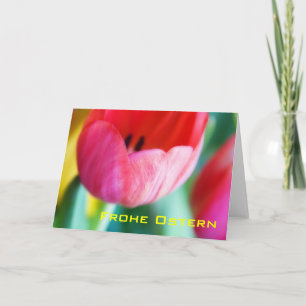 Carte Tulpen par coeur • Osterkarte