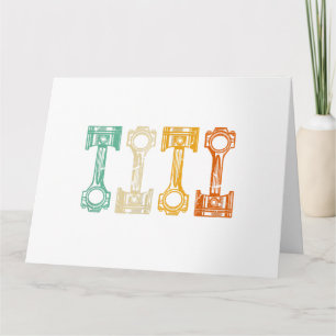 Carte Tuner Vintage mécanique rétro