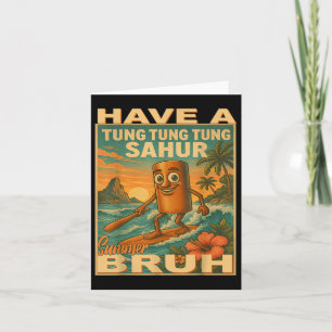 Carte Tung Tung Tung Sahur Brainrot Enseignant Dernier J